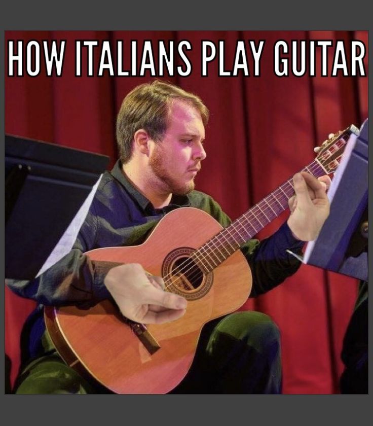 blague guitariste italien